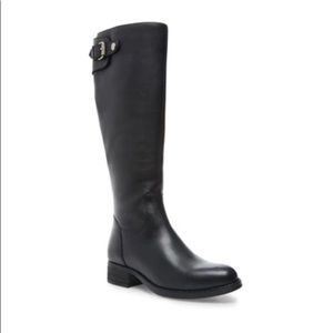 Steve Madden Edie Riding Boots-Black 8.5
